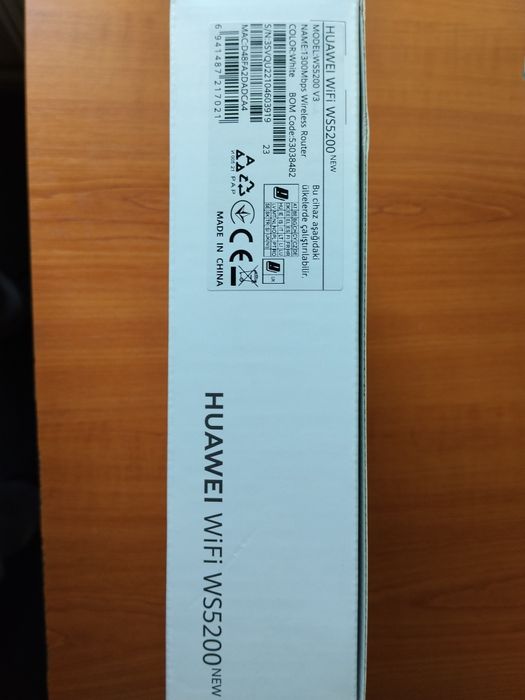 Vând Router Huawei Wi-Fi WS5200 NEW - Wi-Fi 1300Mbps
