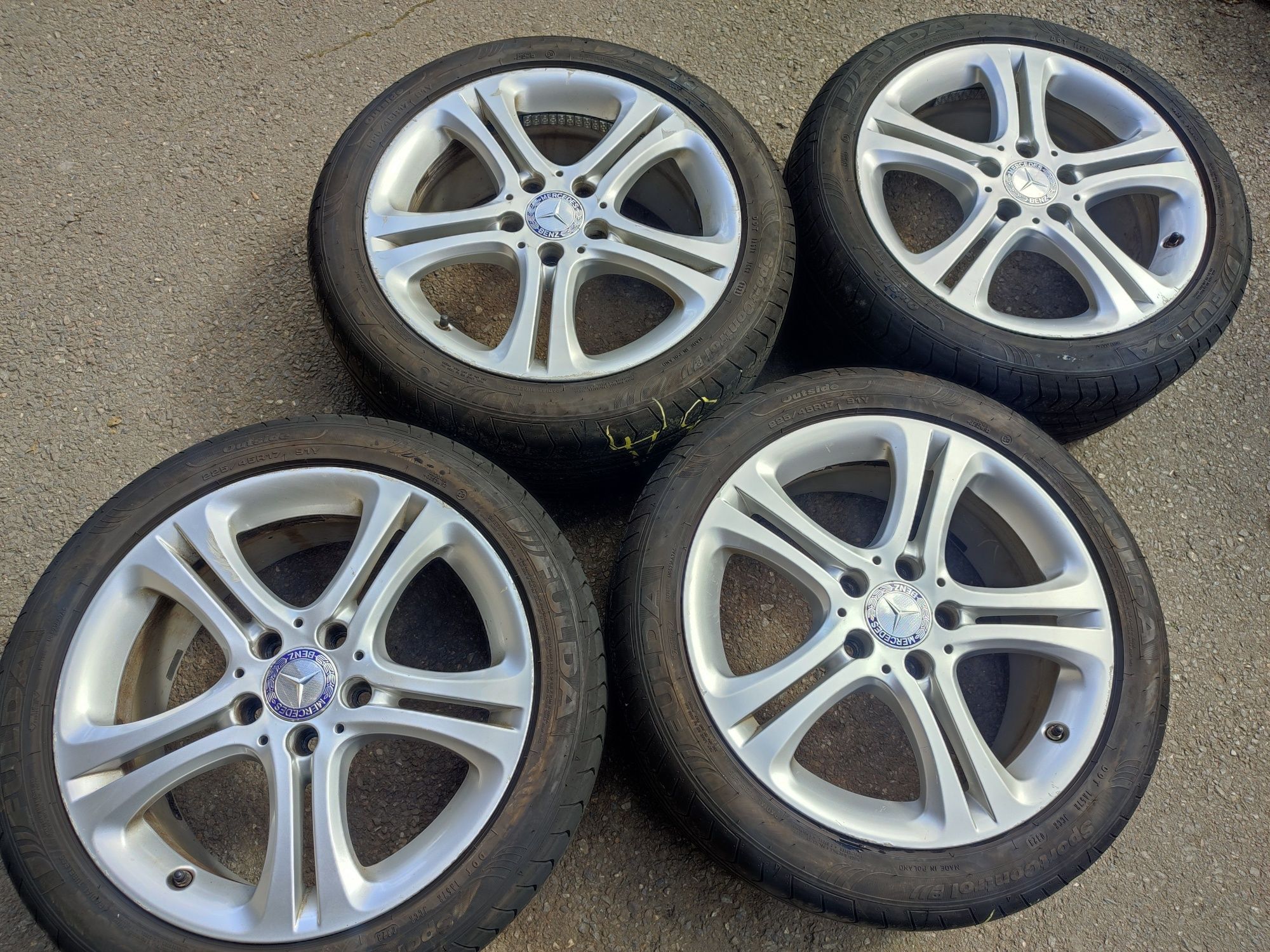 17" оригинални алуминиеви джанти за Mercedes A B,C,CLA...