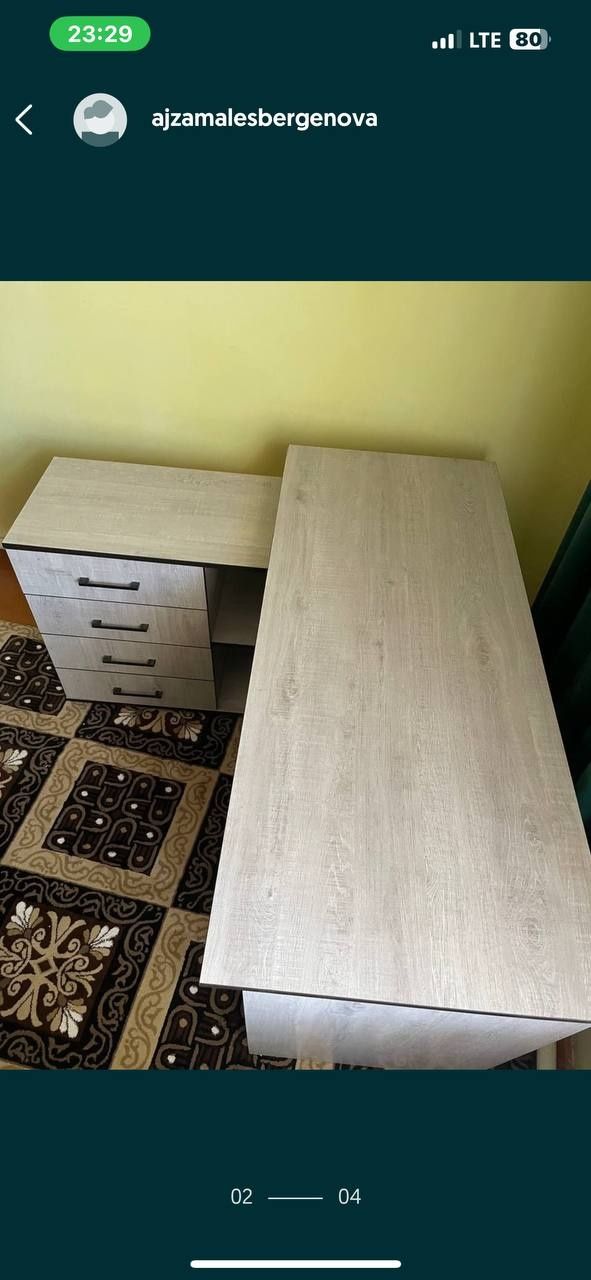 Угловой стол письменный, офисный