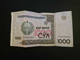 Bancnota 1000 cym Uzbekistan