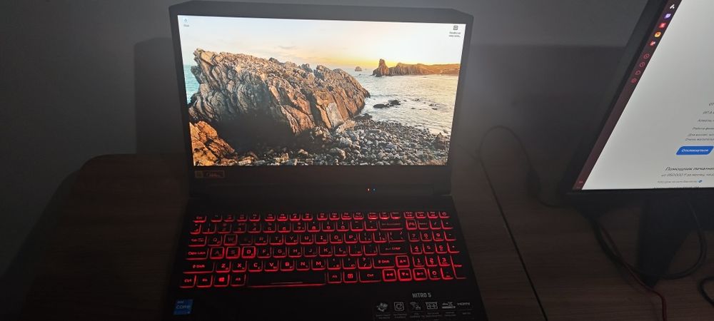 Acer nitro 5 ноутбук игровой/ В отличном состоянии