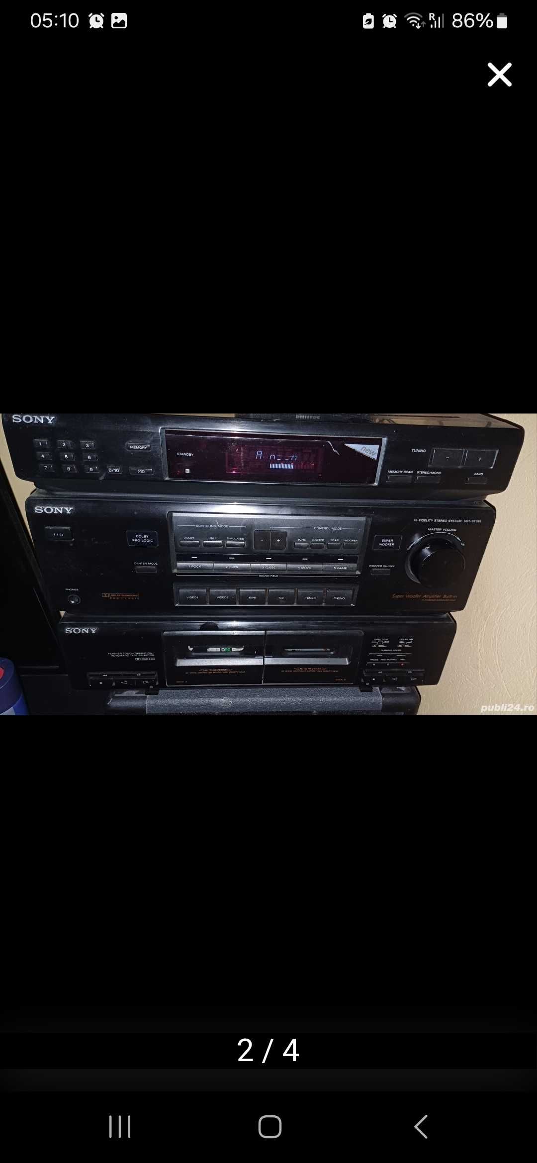 Combină audio sony