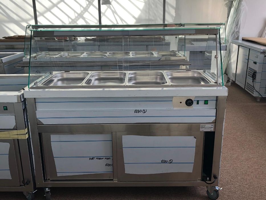 Linii de autoservire Vitrine calde reci