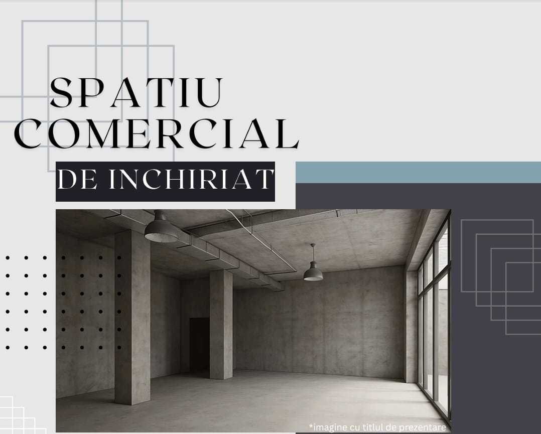 De închiriat spațiu comercial – Shopping Park Pitești!