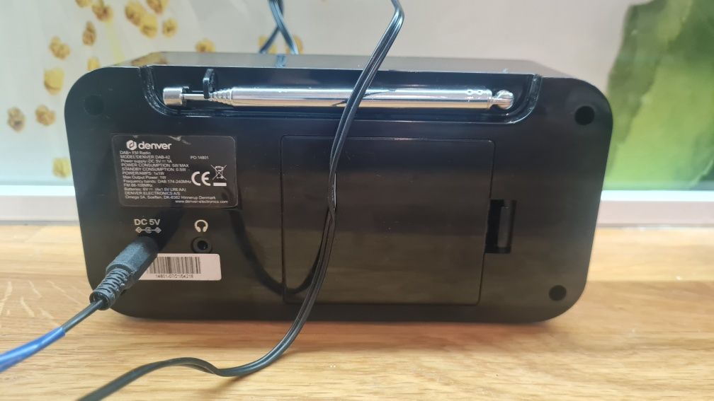 Цифрово FM/RDS, DAB+ радио Denver DAB-42