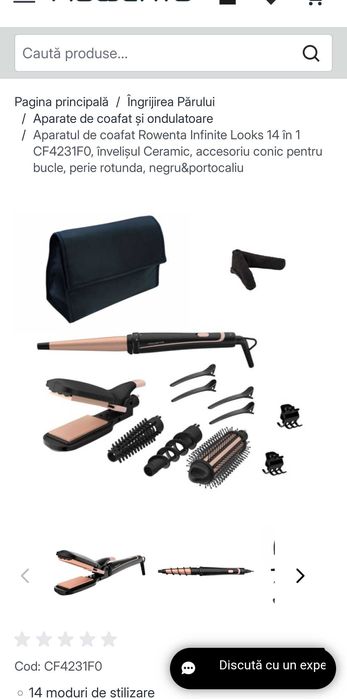 Set de coafat Rowenta nou