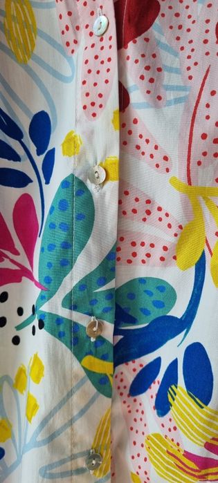 Rochita de vara cu motive florale masura XL Zara