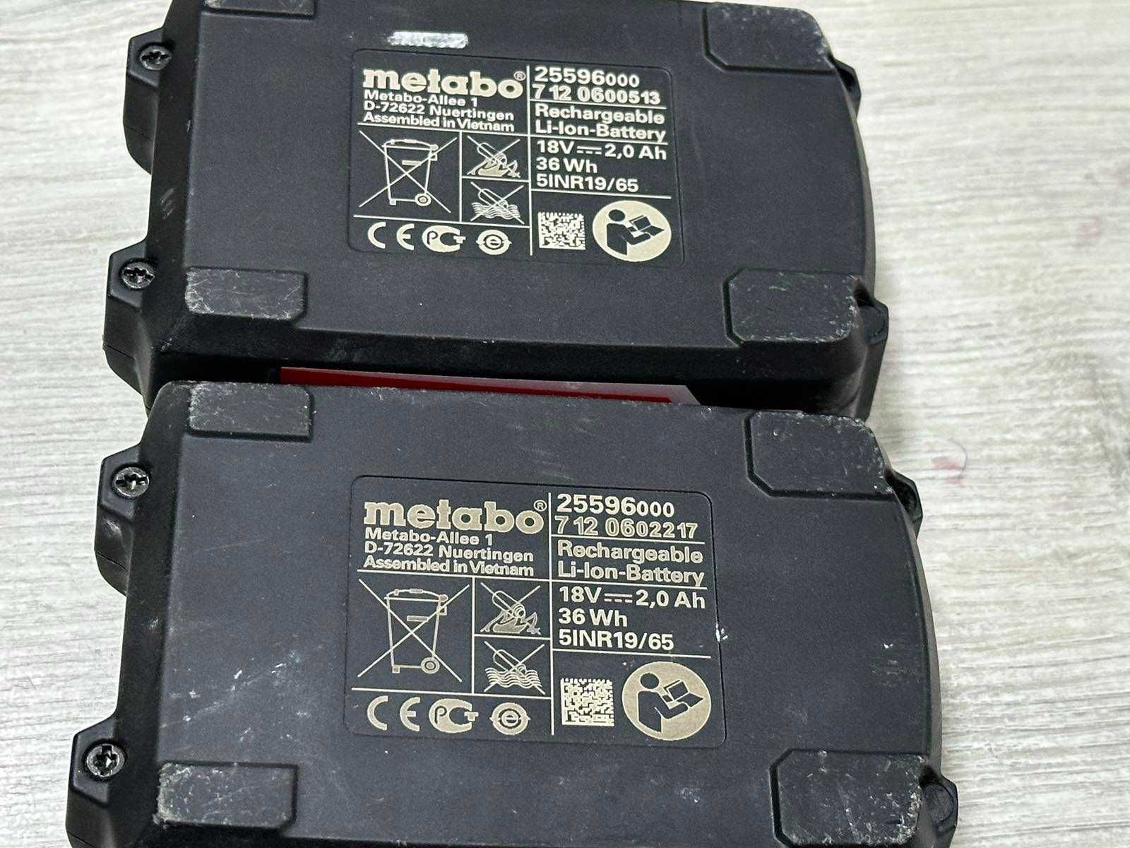 Винтоверт Metabo SB 18 със зарядно и две батерии