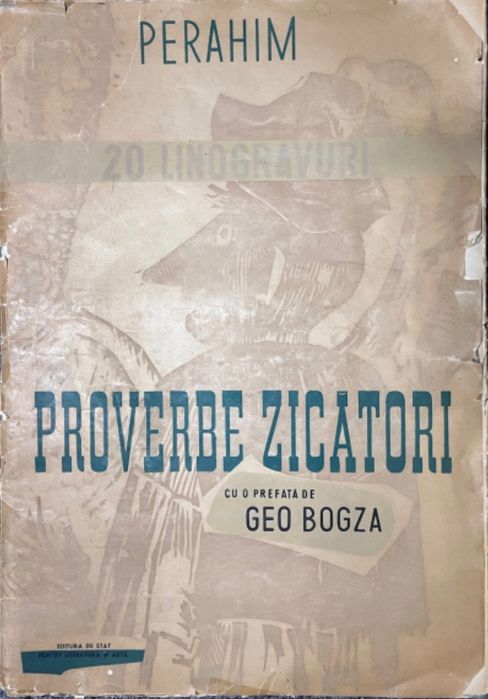 Proverbe și zicători, Perahim, Completa, 20 linogravuri,RAR