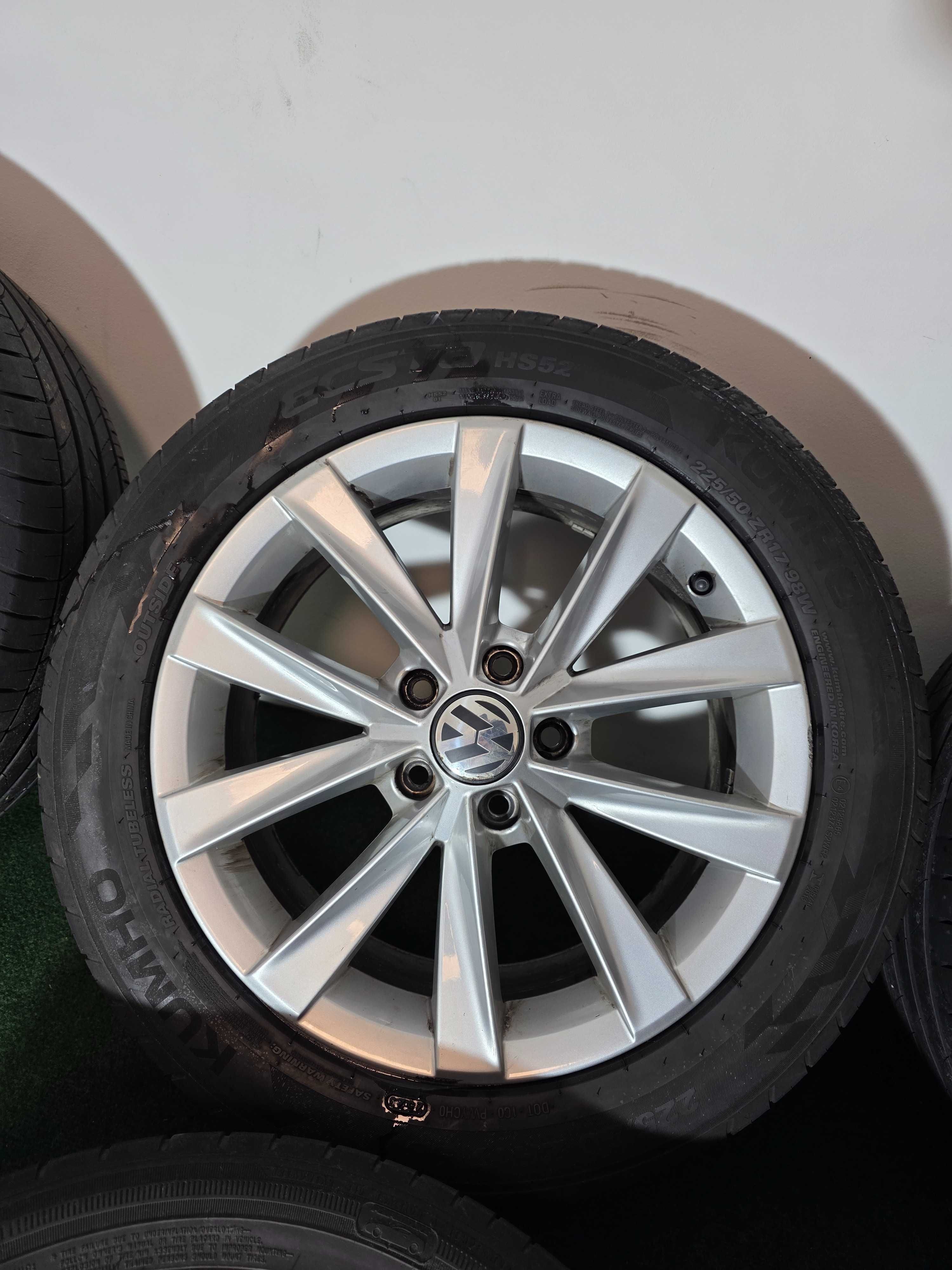 17 цола Оригинални фолксваген джанти 5х112 Caddy/Touran/Golf 8/Passat