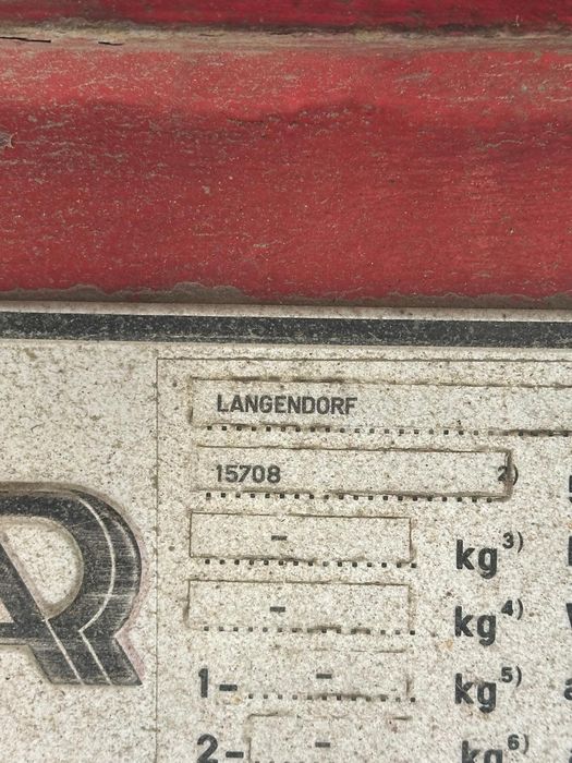 Vand semiremorca!/bena  32 MC cereale sau agregate Langendorf