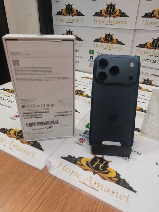 Hope Amanet P12/iPhone 17 PRO NOU/1 TB/Desigilat pt. verificare