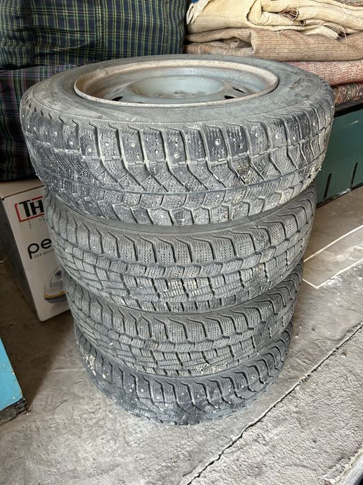 Комплект колес в сборе.