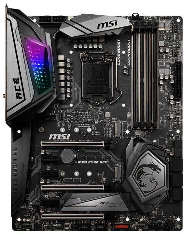 MSI MEG Z390 Ace  процi9 9900kf  G Skill TridentZ F4-3000C15-2 П 8 Г