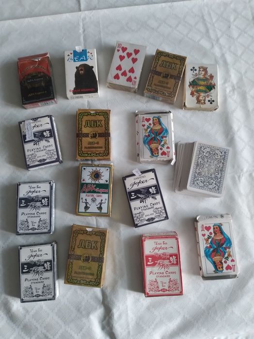 Карты игральные 36шт и 52шт