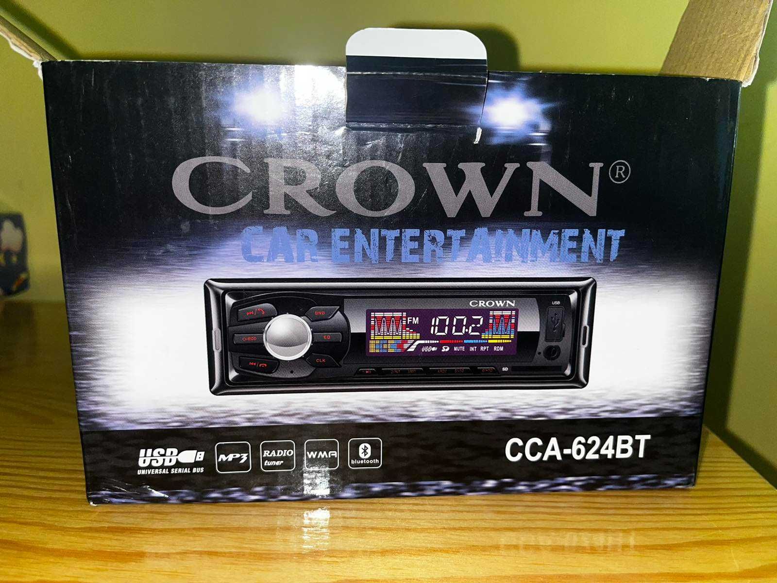 Авторесийвър CROWN CCA-624BT