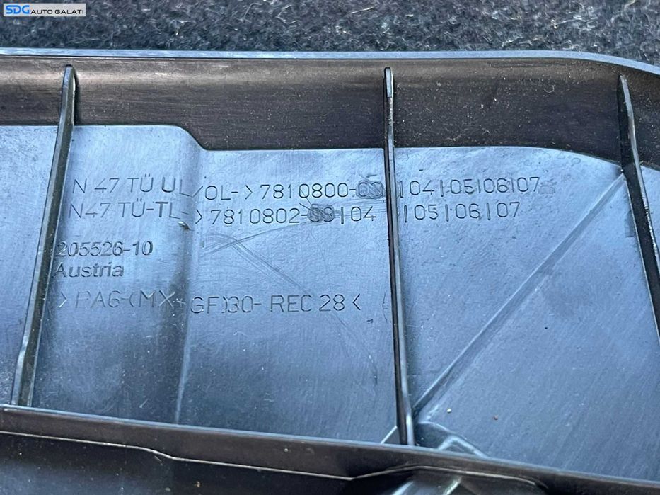 Capac Plastic Protectie Antifonare Motor BMW Seria 1 F20 F21 2.0 D 2011 - 2019 Cod 7810800 7810802 [C7499]