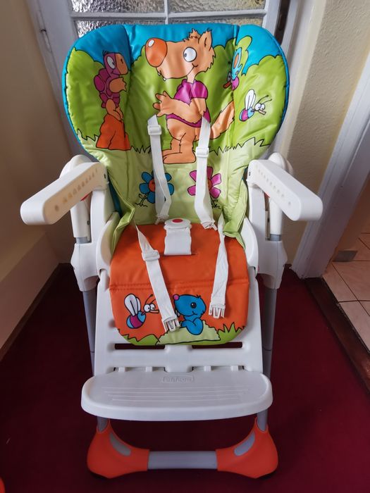 Scaun de masa Chicco Polly 2 in 1 Wood Friends