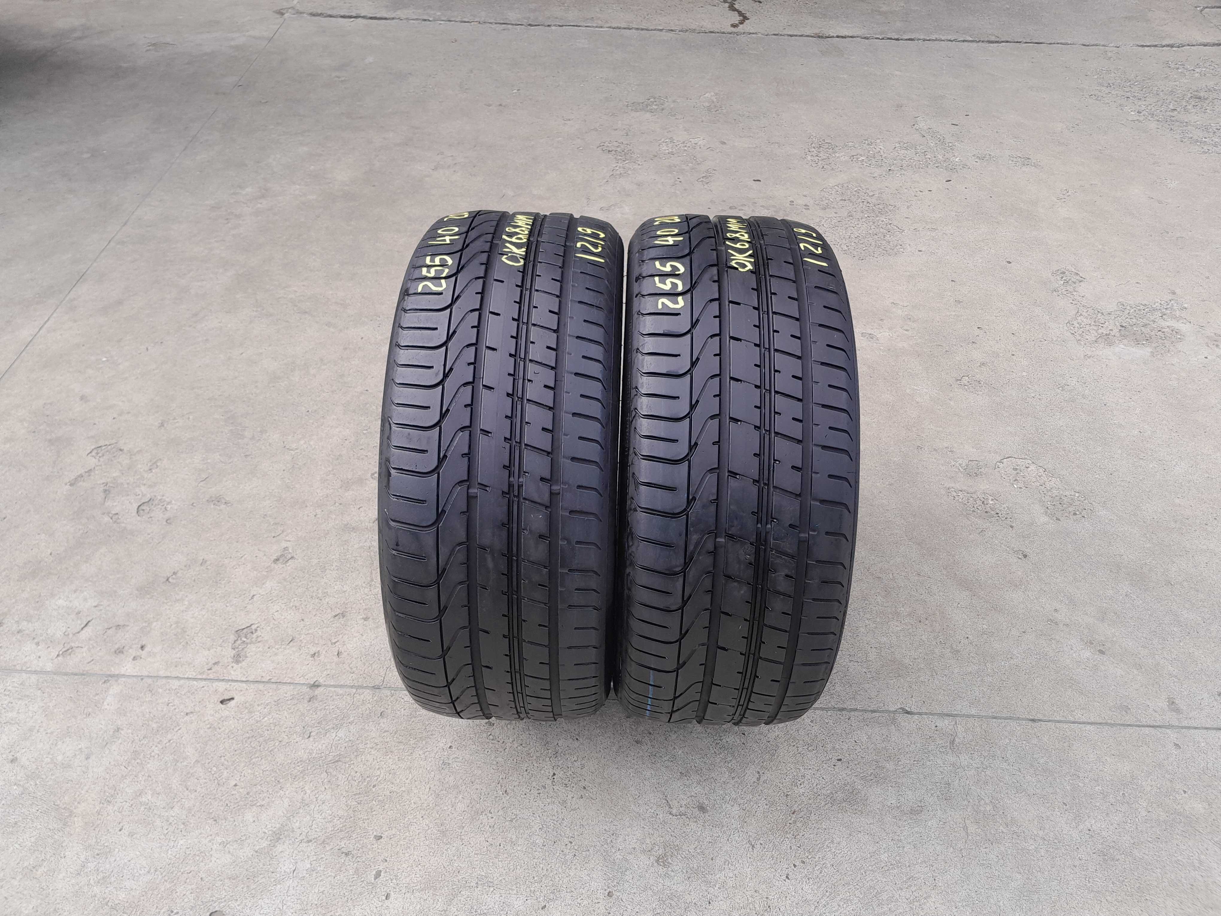 Doua anvelope vara 255 40 20 pirelli p zero profil de 7 mm