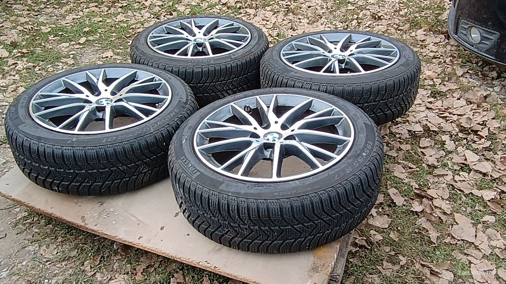 Jante Bmw 5x112 Seria 1 F40  Seria 2 F44 F46 Anvelope 195 55 R17 M+S