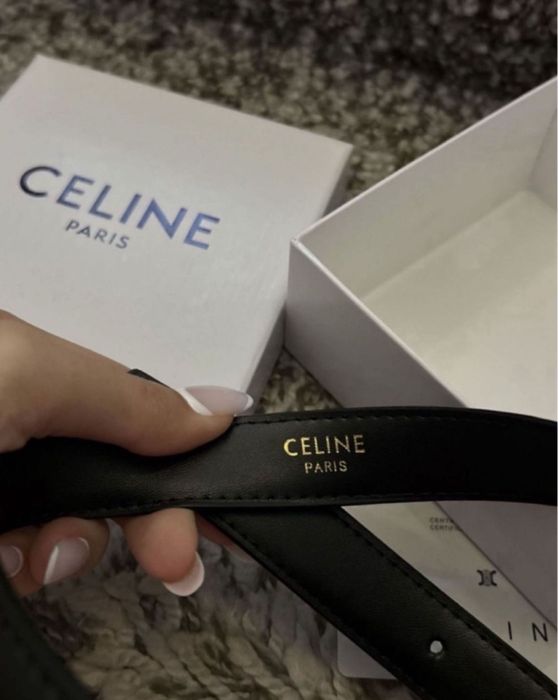 Curea Celine piele naturala pe comanda
