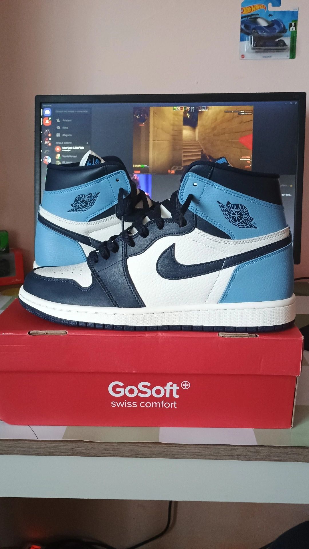 Jordan 1 Obsidian (mărimea 45)! DESCRIERE!!!