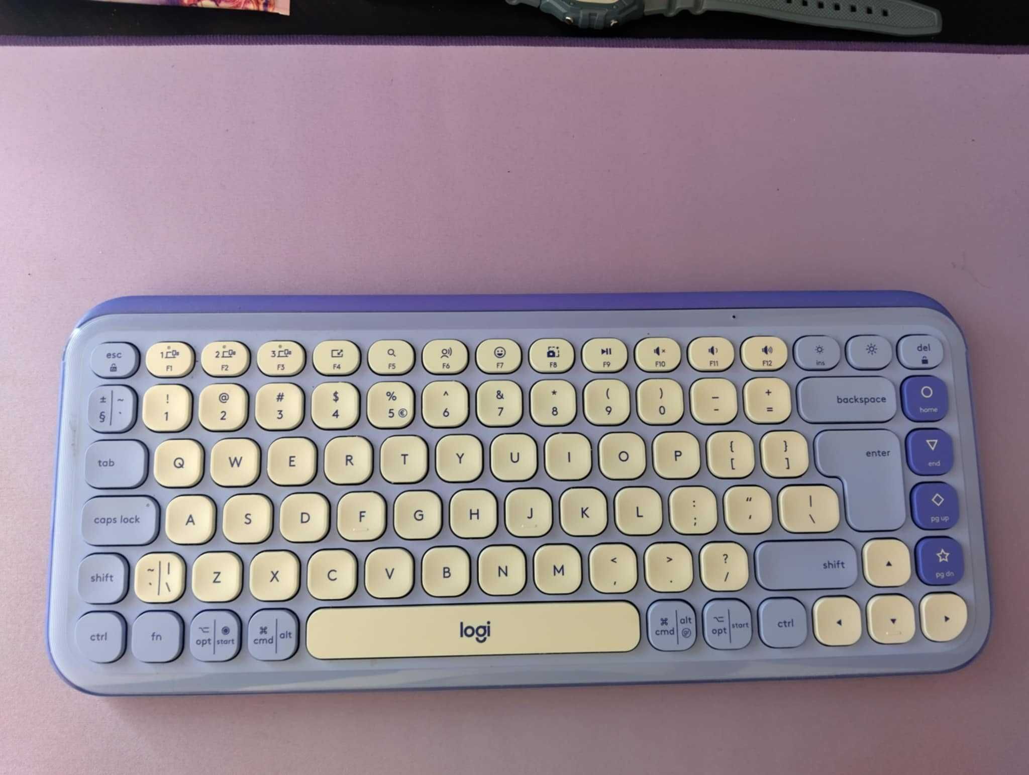 Logitech POP ICON COMBO, комплект клавиатура и мишка