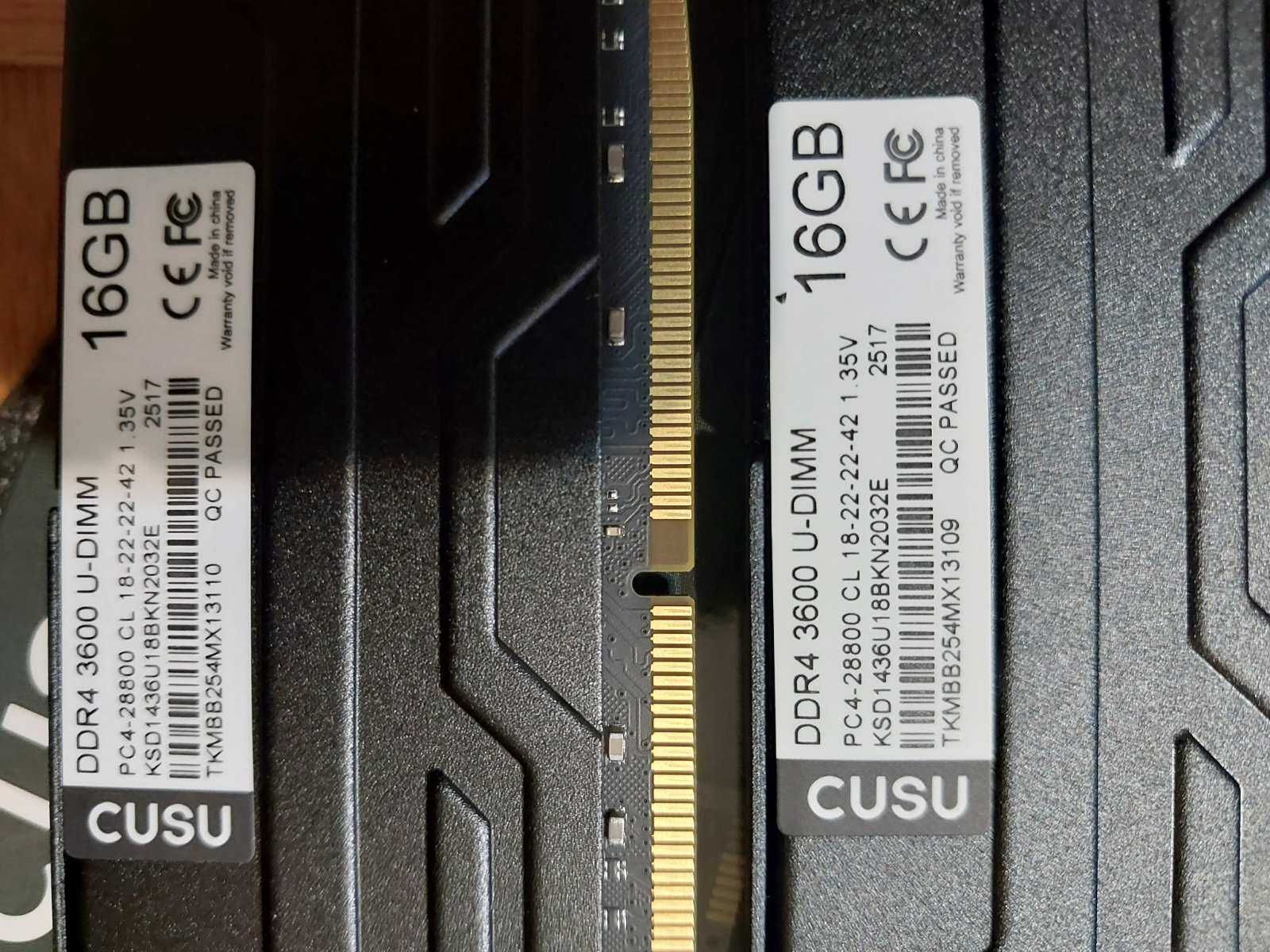 32GB DDR4 Patriot Viper, 3600Mhz, CL18