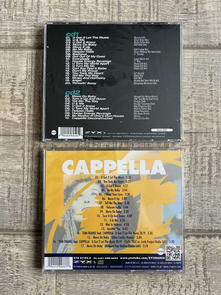 Cd-uri originale Cappella (Eurodance 90’s)