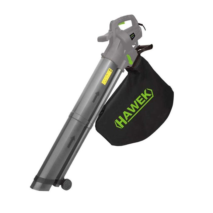 Листосъбирач HAWEK 3500W – 3 в 1: издухване, събиране и раздробяване