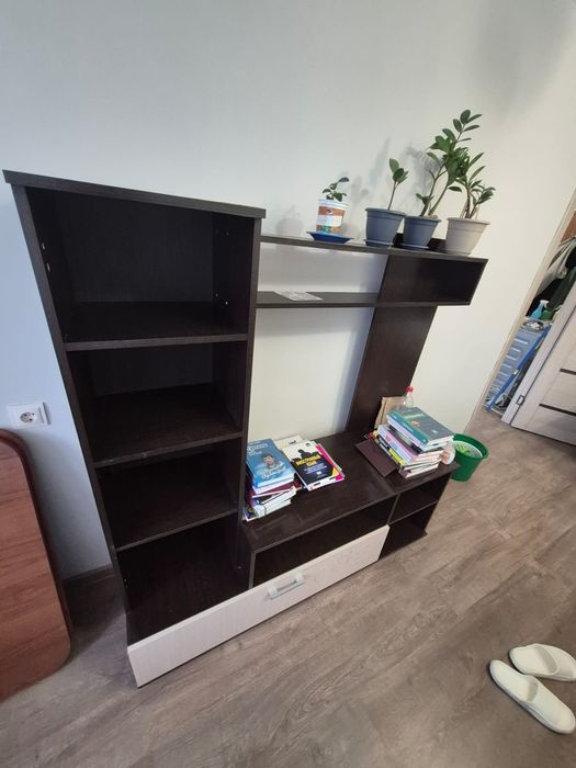 Тв зона/ тумба под тв с полками в подарок стол кухонный