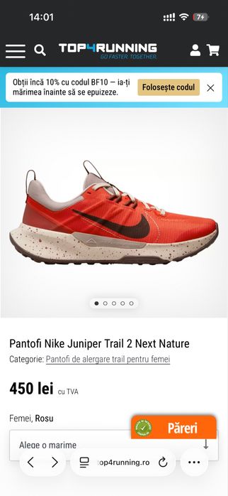 Pantofi Adidasi Nike Juniper Trail 2 Next Nature 38