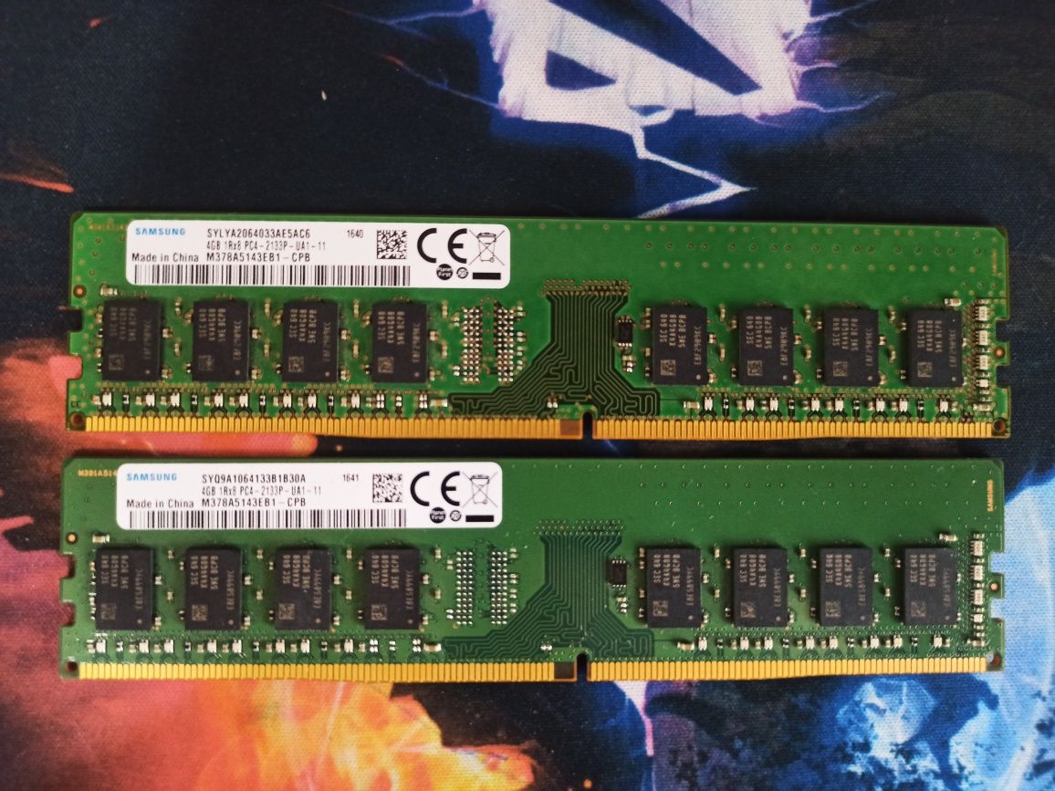 Продам оперативная память ddr4 4gb 2шт