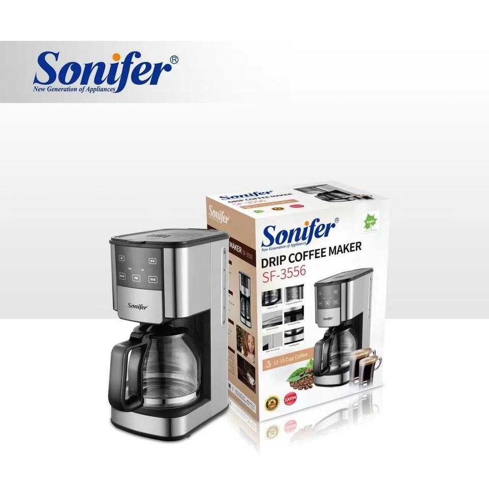 Кофеварка Sonifer SF-3556  Elektr qahva qaynatgich Sonifer SF-3556