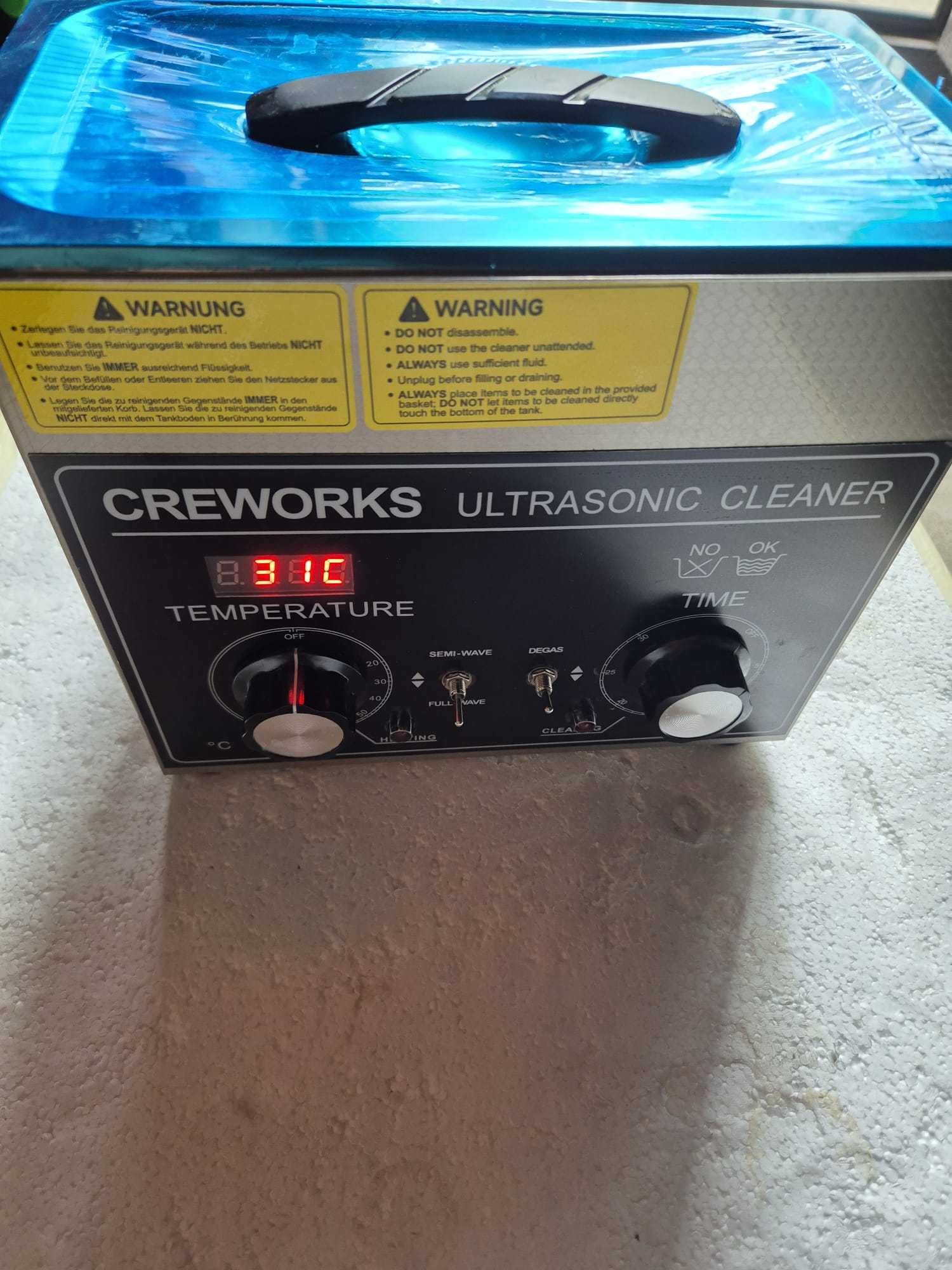 Aparat de Curatare cu Ultrasunete Si Incalzire 3L 120W Creworks