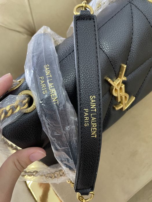 Geanta YSL negru-auriu