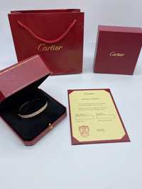 Cartier LOVE 19 Rose Gold 24K Full Diamond