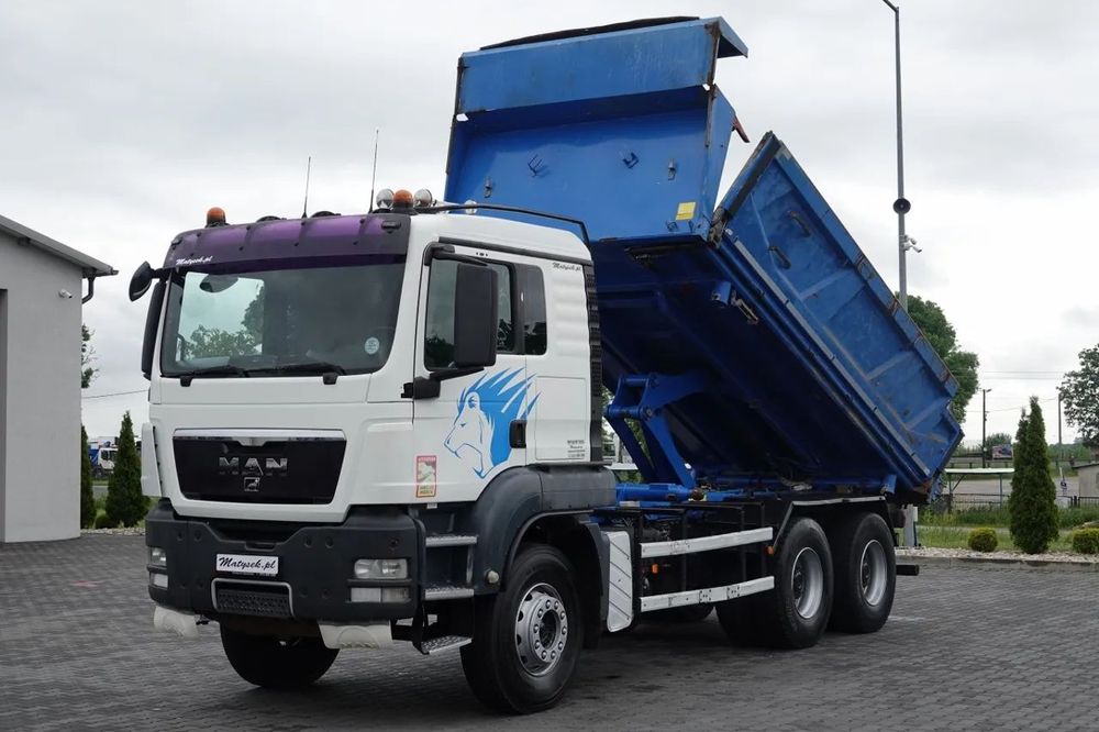 MAN TGS 26.360 / 6x4 / 2 FETE TIPPER / HYDROBRA / BORDMATIC / IMPORTAT