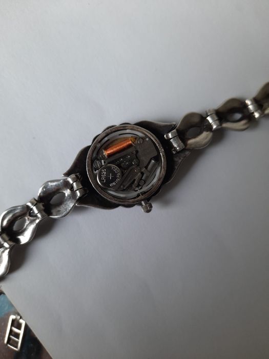 Ceas Majestic, de argint masiv 925. Mecansim quartz Japan 1 jewel