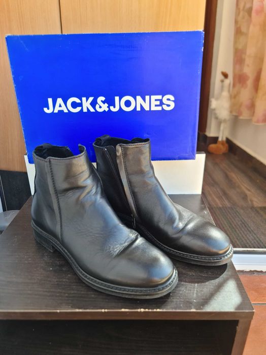 Ghete Chelsea din Piele-NOI