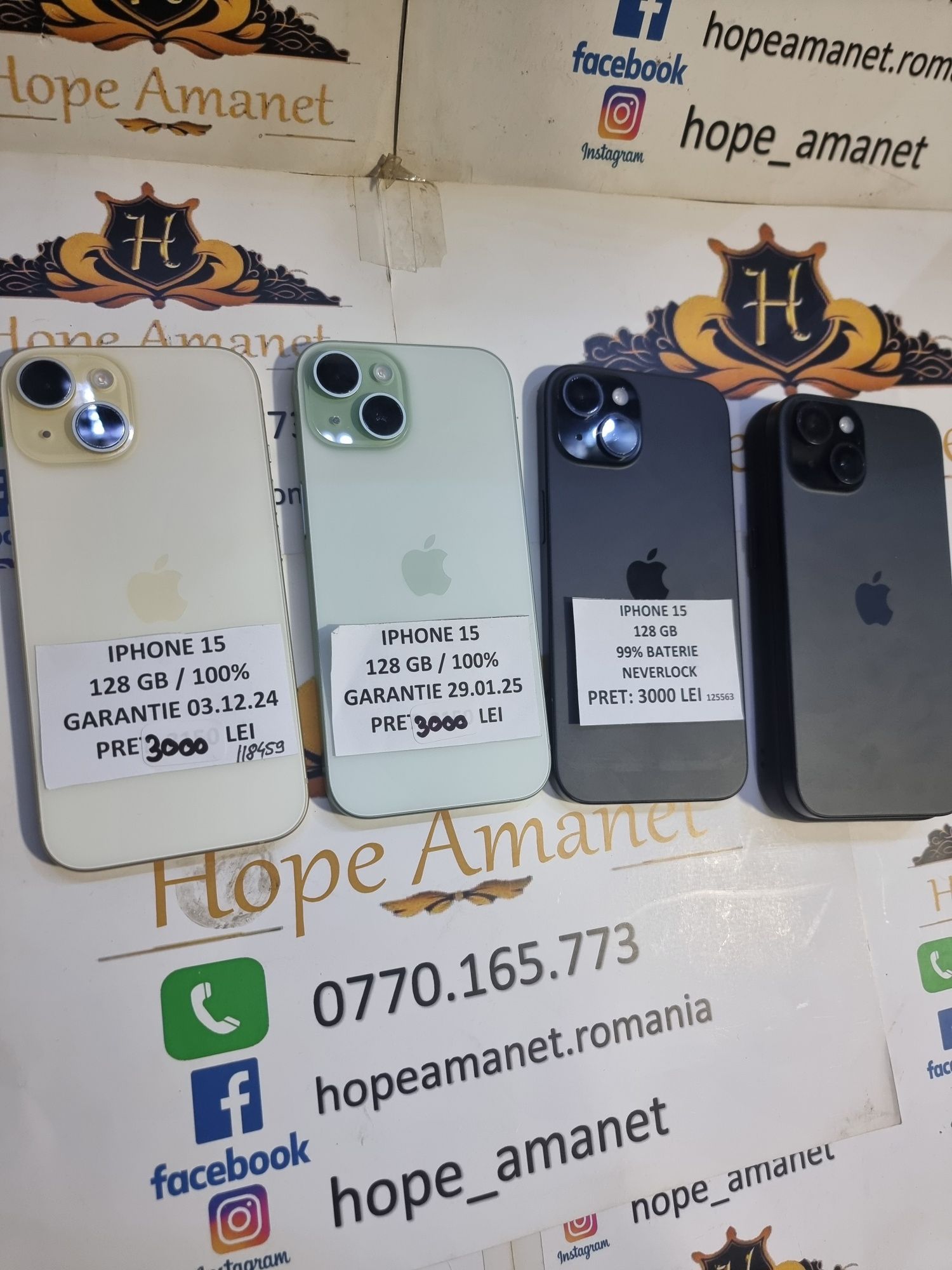 Hope Amanet P6 iphone 15