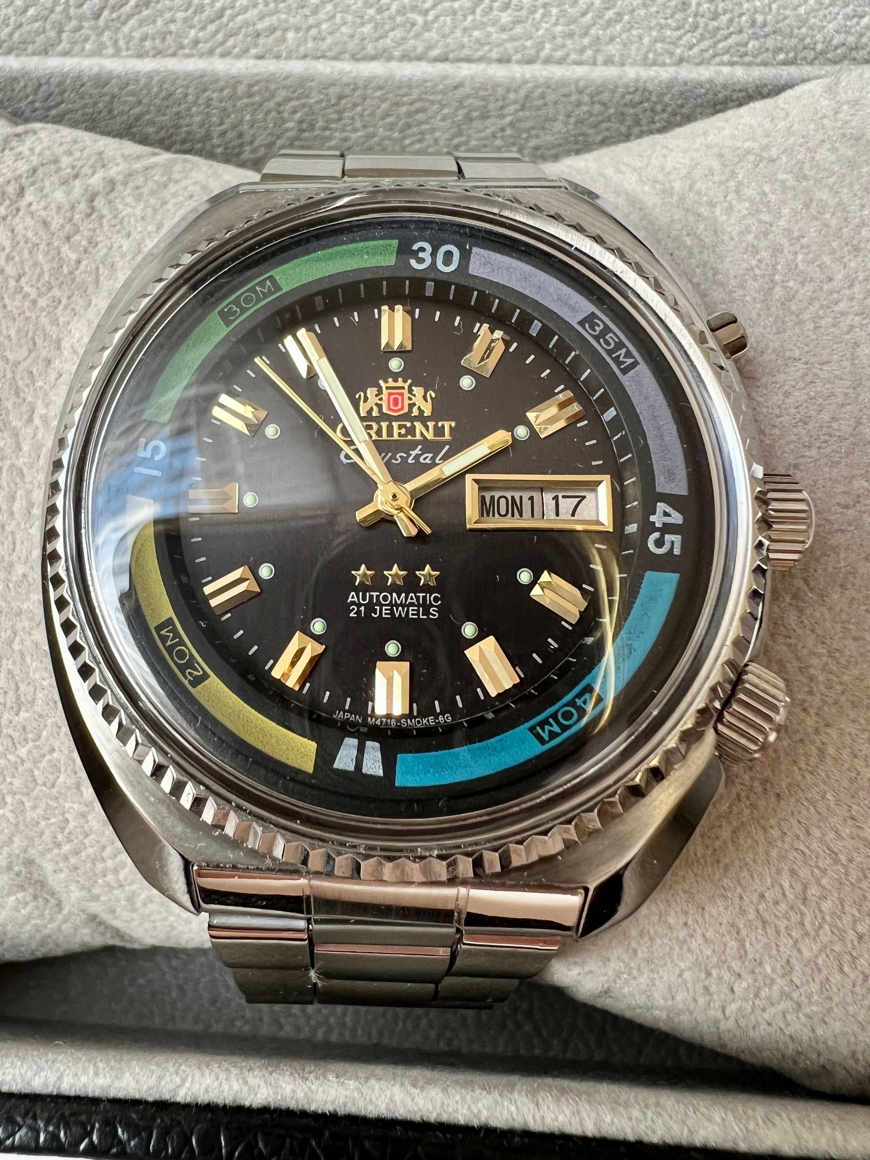 Часовник Orient automatic King Diver - black
