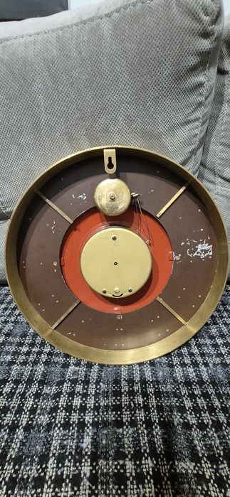 Ceas perete bronz masiv , Diehl mecanic