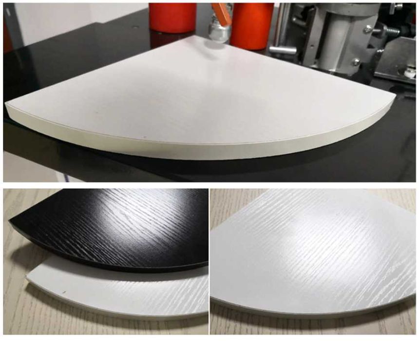 Aparat de aplicat cant ABS cu dubla adezivare portabil