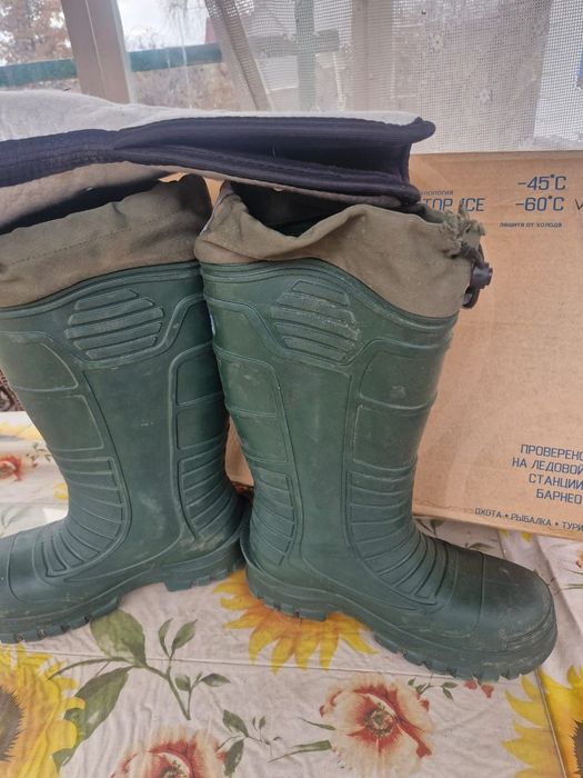 Сапоги мужские резиновые