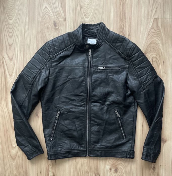 JACK & JONES / мъжко кожено яке L