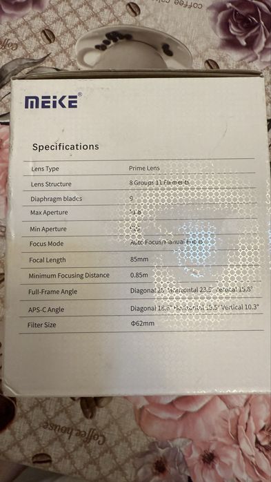 Obiectiv AutoFocus Meike Pro 85mm F1.8 II FF Medium Telephoto Z mount