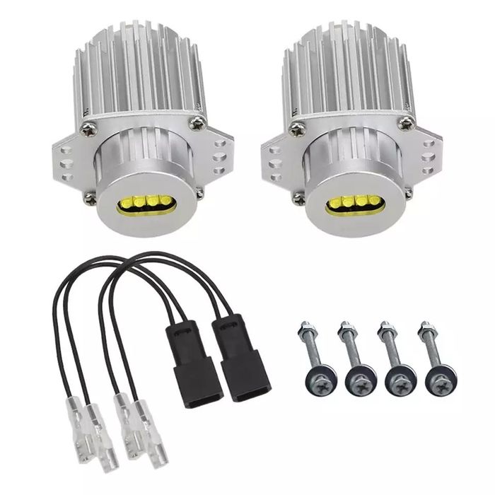 Set becuri led marker angel eyes xenon 80W 40W Bmw e90 e91 sedan nfl