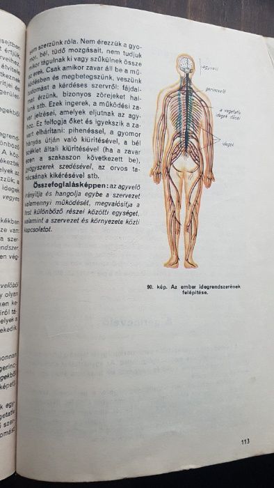 Vand manual de biologie din 1980 in limba maghiara