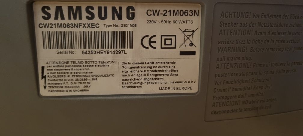 Телевизор Samsung CW-21M063N